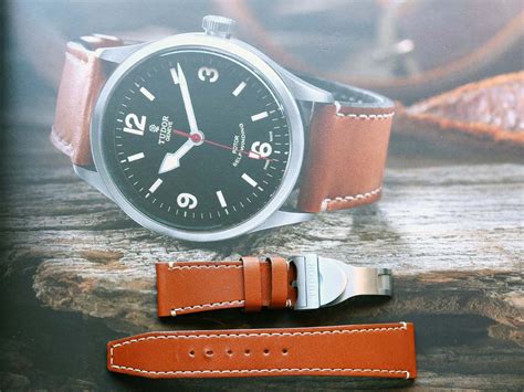 tudor ranger original leather strap|tudor leather strap oem.